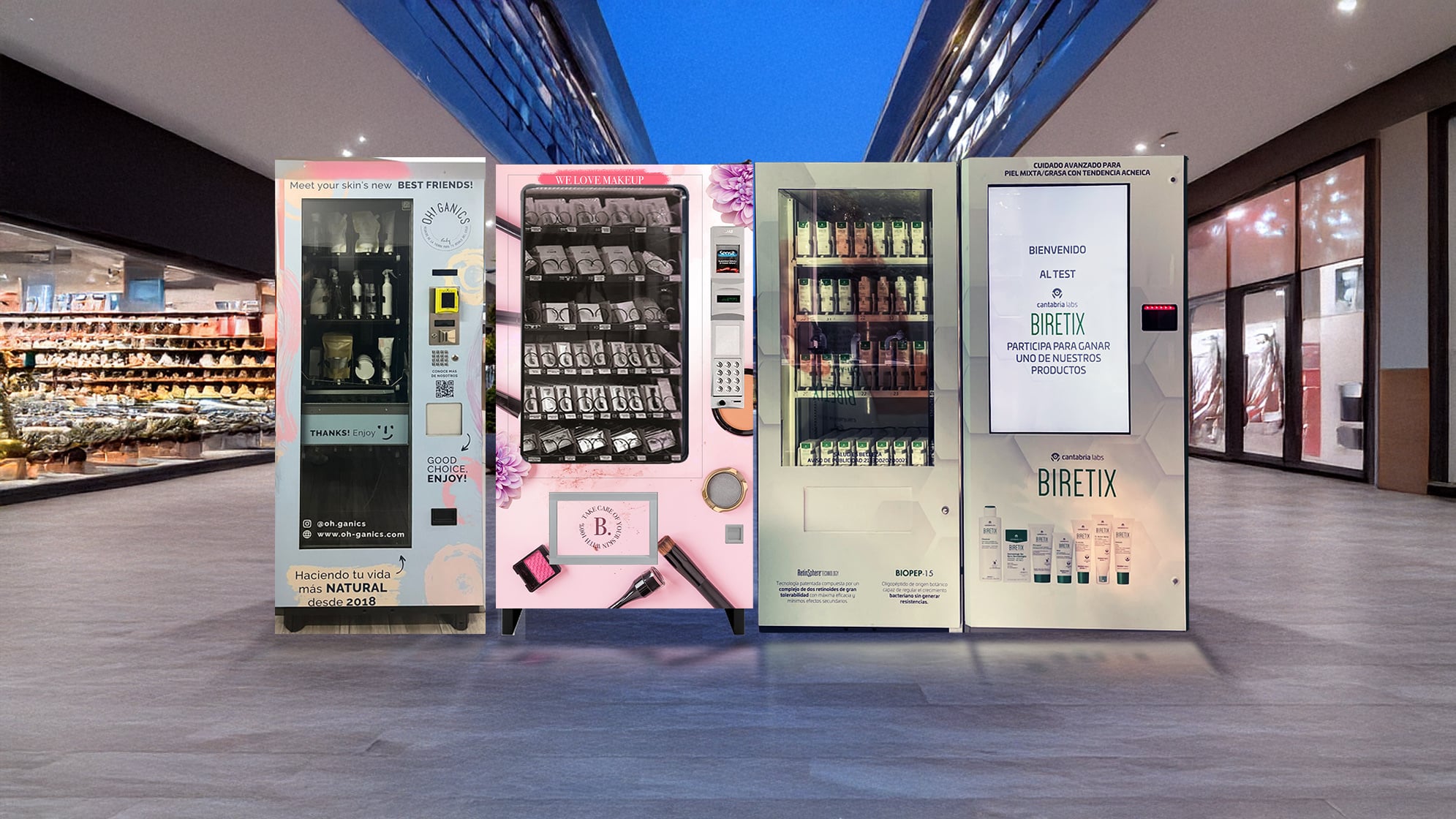 Máquinas Expendedoras Vending de Maquillaje | Beauty Entrepreneurs